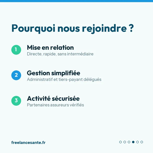 Pourquoi rejoindre Freelance Santé : trois raisons